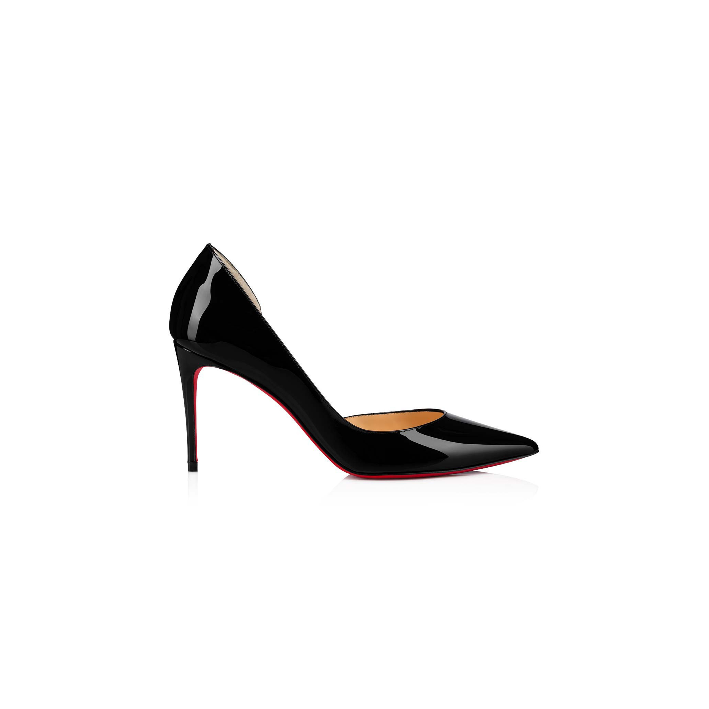CHRISTIAN LOUBOUTIN IRIZA 85 MM PUMPS-PATENT CALF LEATHER-BLACK-WOMEN 3210565BK01 CHRISTIAN LOUBOUTIN IRIZA 85 MM PUMPS-PATENT CALF LEATHER-BLACK-WOMEN 3210565BK01
